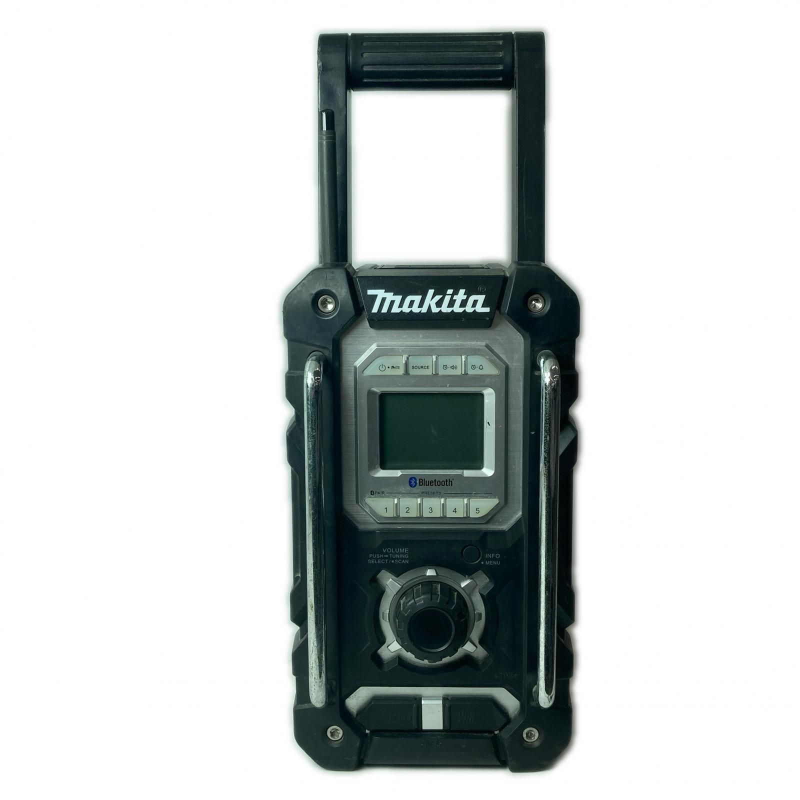 MAKITA マキタ バッテリー式ラジオ MR108 ブラック 本体のみ コード式 18v