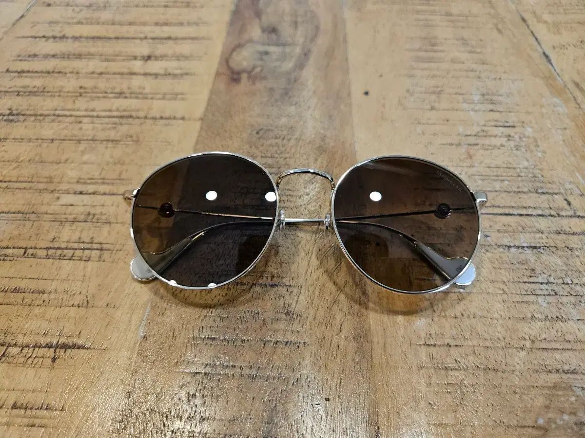 (正規品) MONCLER モンクレール Classic GOLD メタル ラウンド サングラス