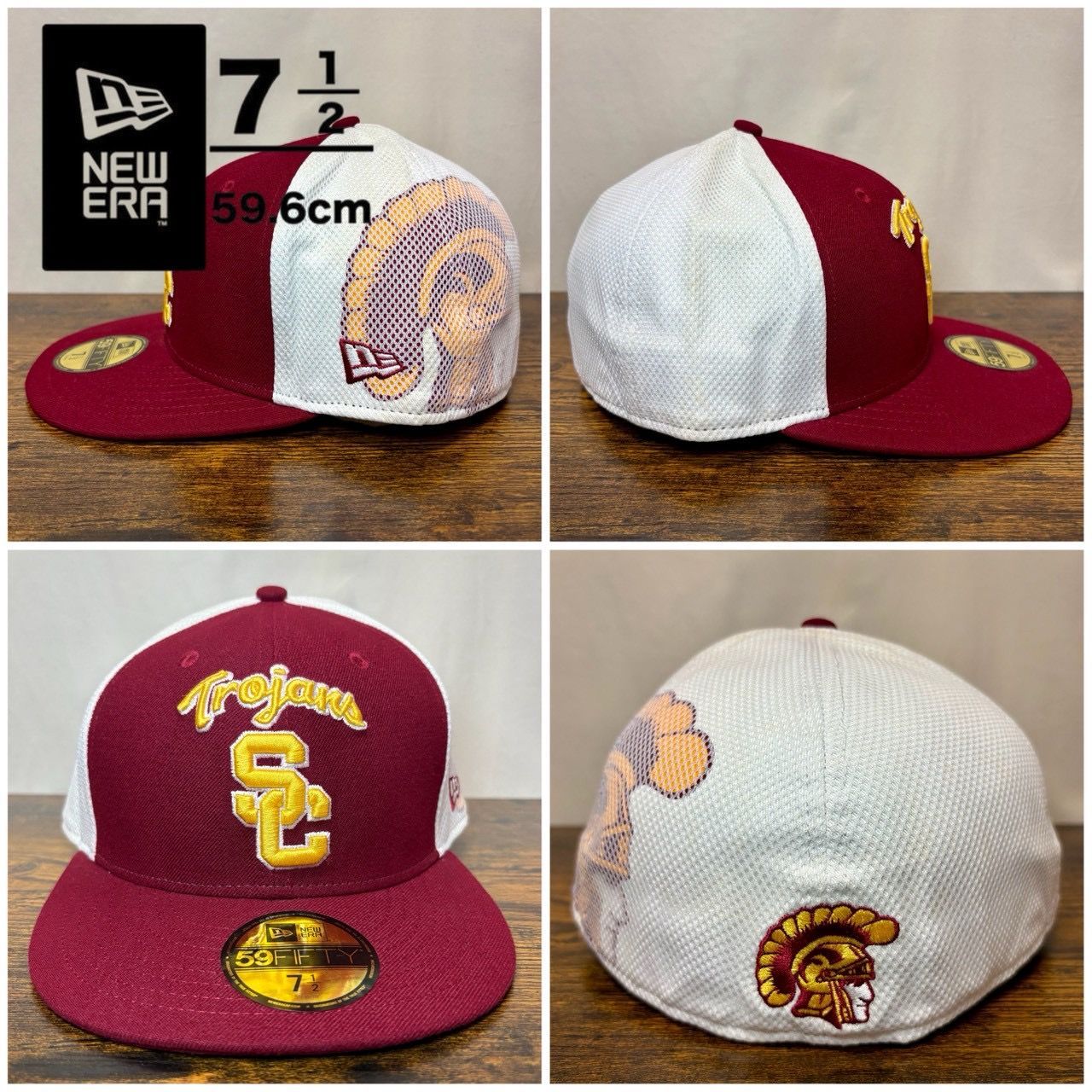 H52 ニューエラ 59fifty USCトロージャンズ NCAA 希少2100