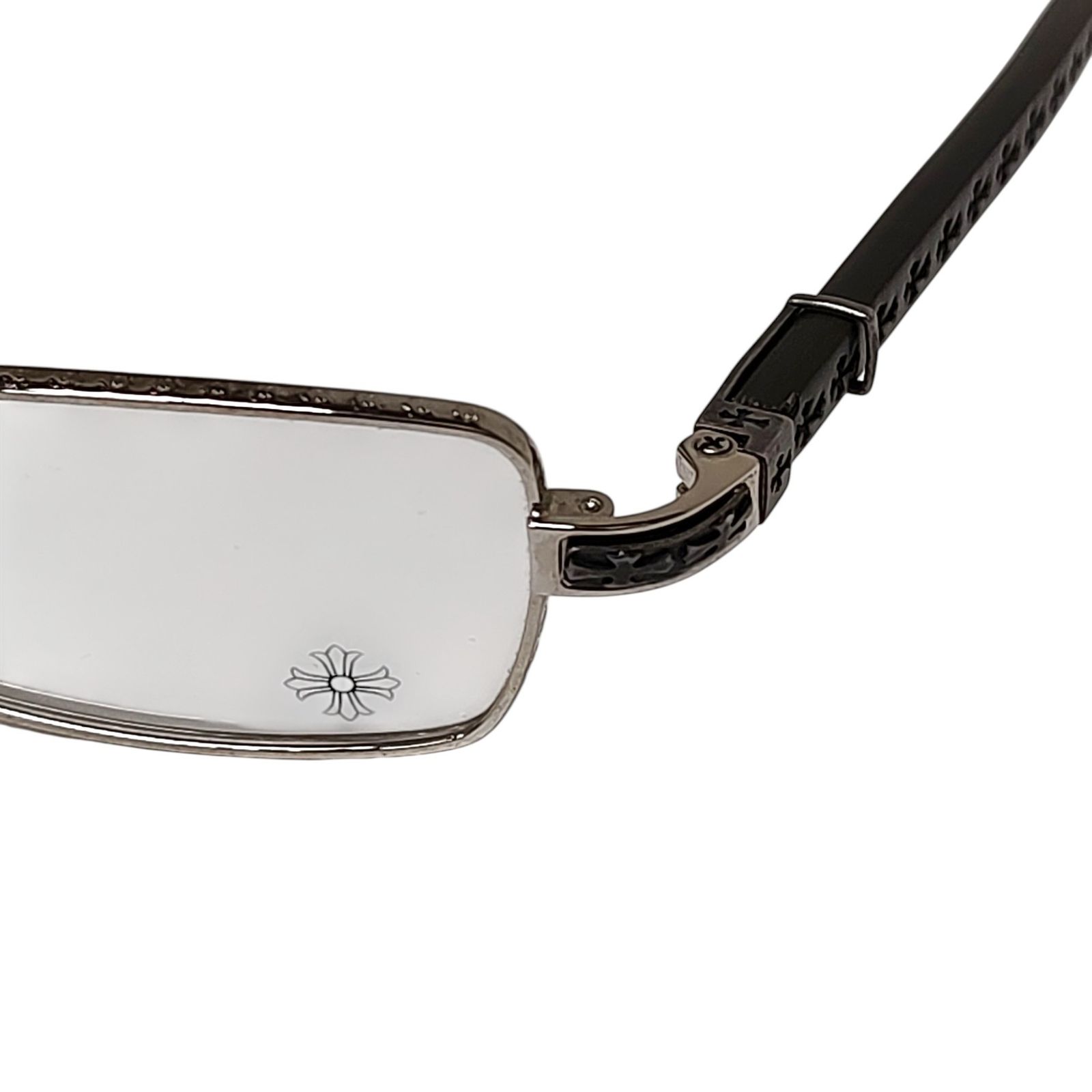 Chrome Hearts クロムハーツ 3 CHクロス スクエア アイウェアフレーム