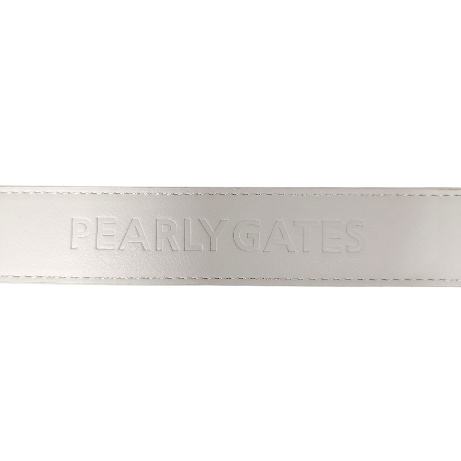 PEARLY GATES パーリーゲイツ ゴルフ レザー ベルト K-44 F ホワイト