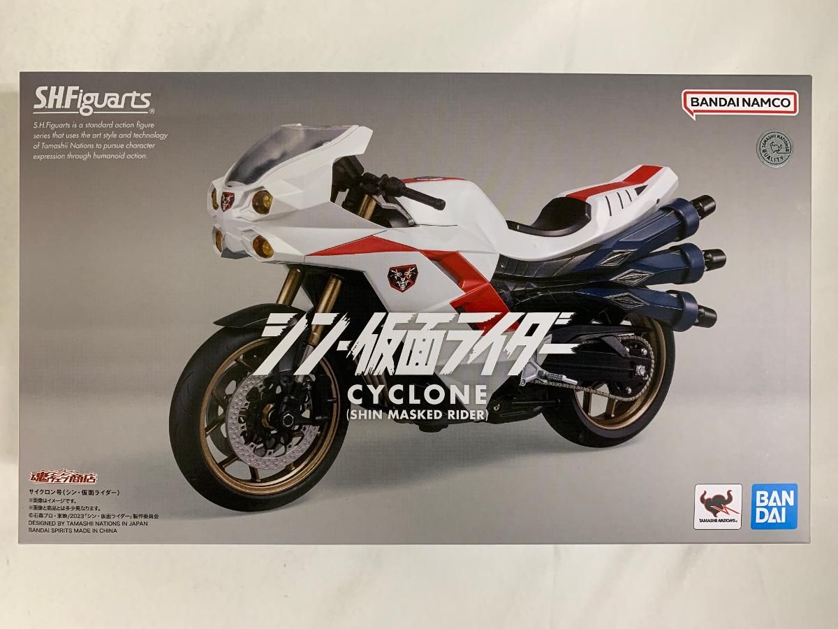 輸送箱未開封　未使用新品SHFiguarts サイクロン（シン・仮面ライダー版） 未開封】S.H.Figuarts サイクロン号（シン・仮面ライダー） - メルカリ