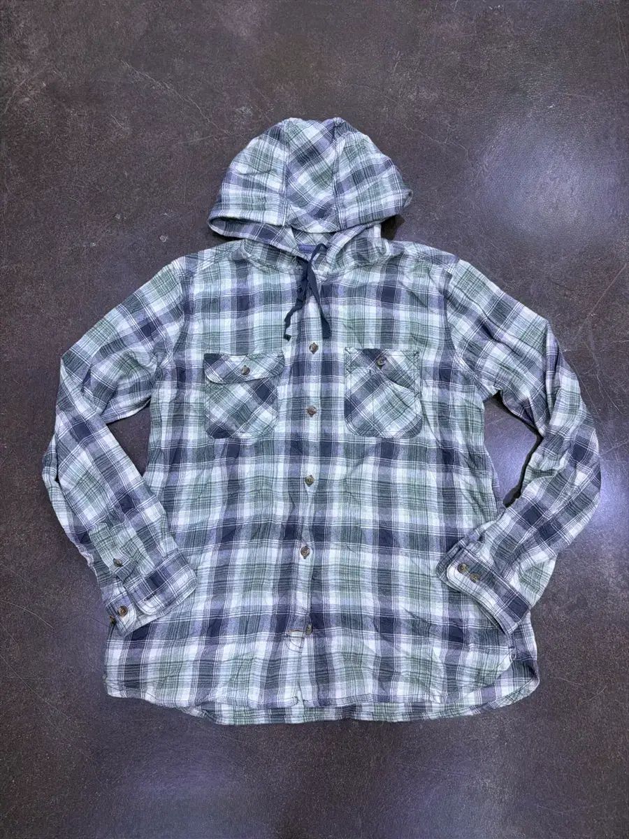 Carhartt カーハート 10457 ウィメンズ フランネル CHECK WHO フード シャツ L