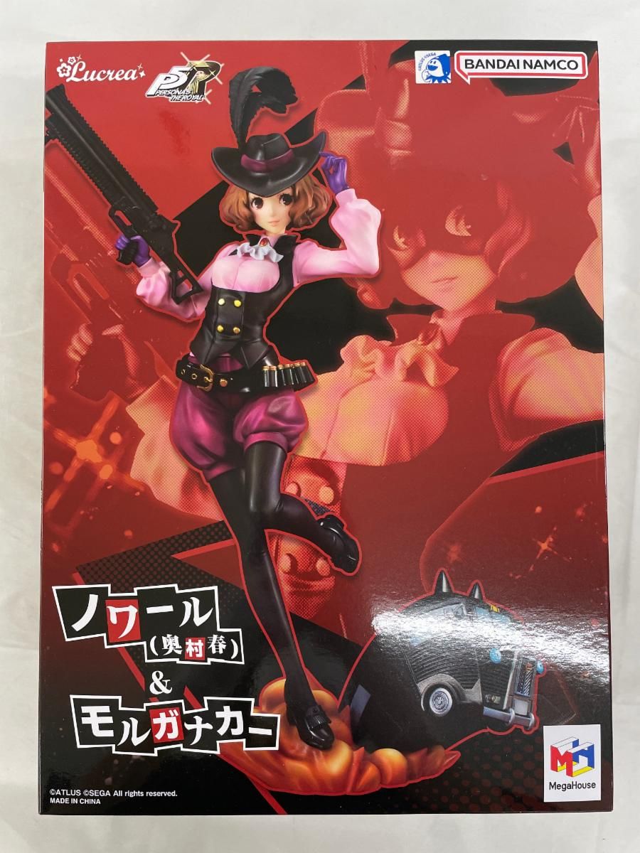 【未開封】ノワール(奥村春)&モルガナカー 「ペルソナ5 ザ・ロイヤル」 Lucrea 塗装済み完成品