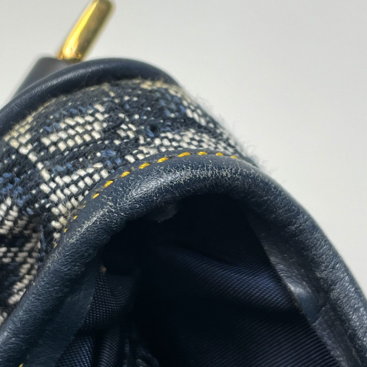 クリスチャンディオール Christian Dior トロッター柄 サドルバッグ