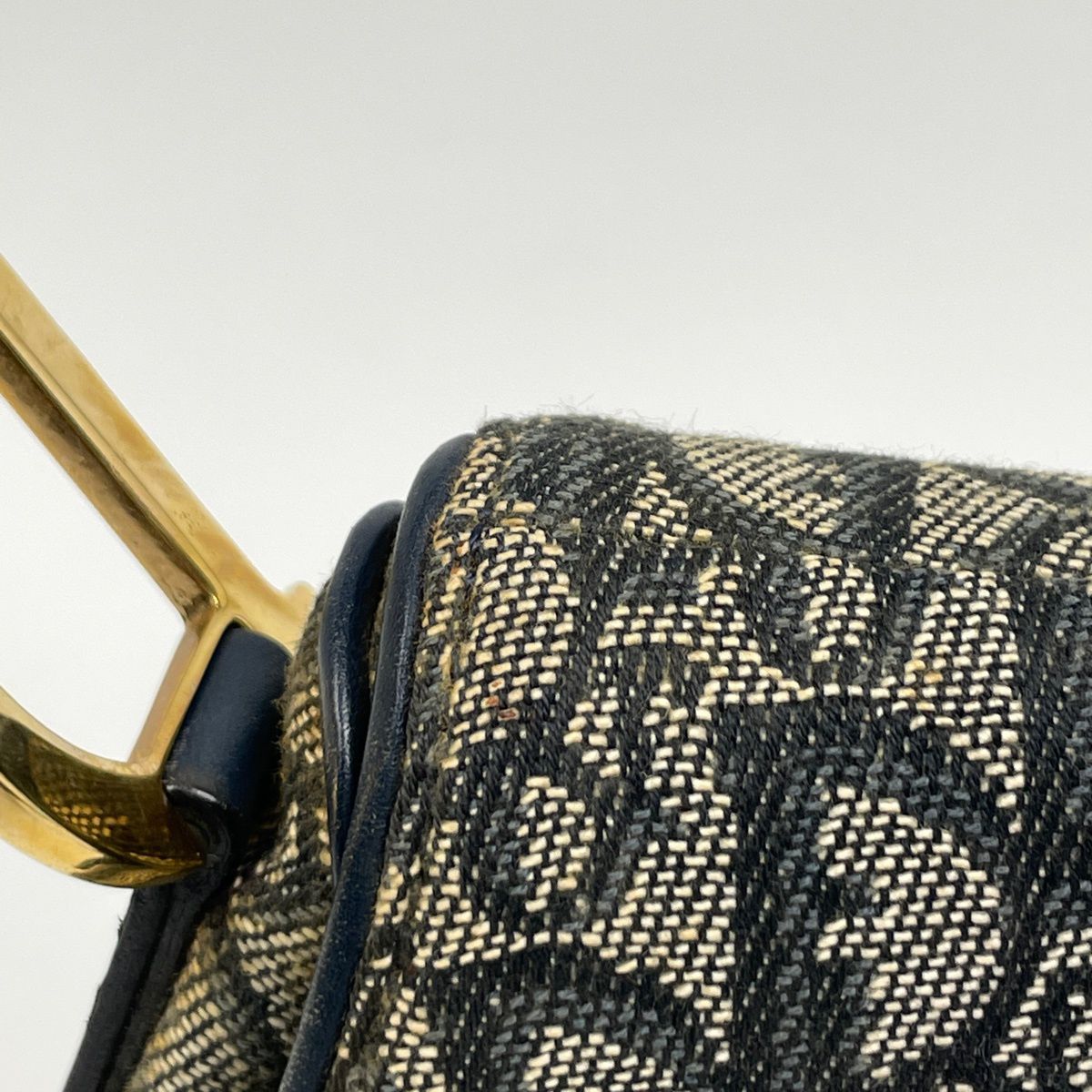 クリスチャンディオール Christian Dior トロッター柄 サドルバッグ 