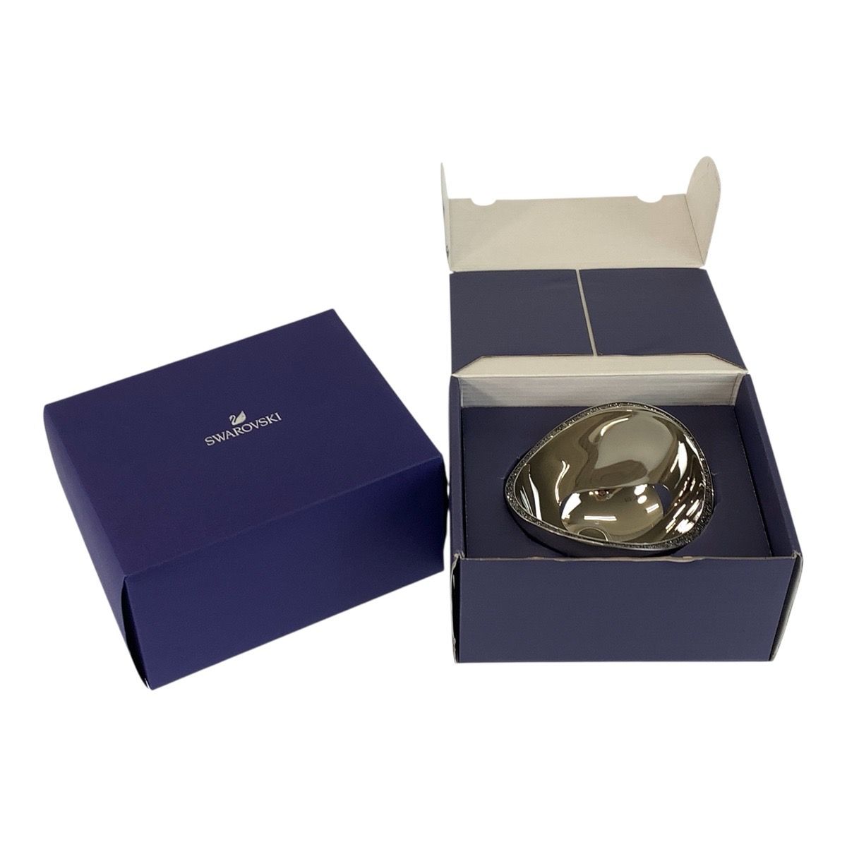 超美品 SWAROVSKI スワロフスキー Minera シルバー ステンレス
