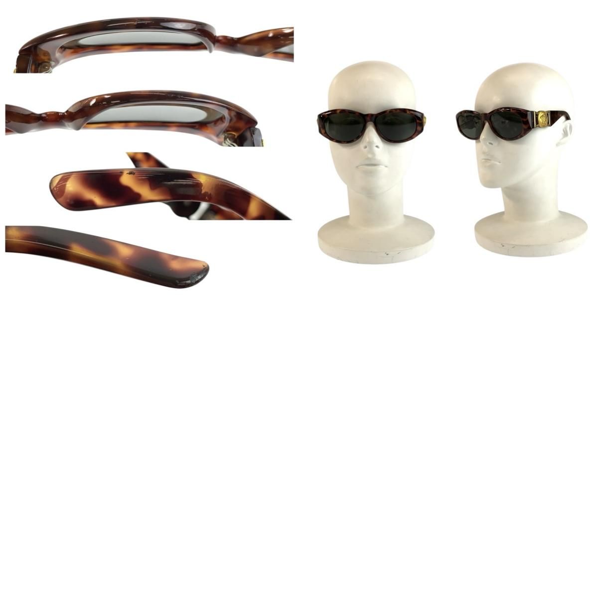 VERSACE ヴェルサーチ メデューサ ブラウン ゴールド プラスチック MOD