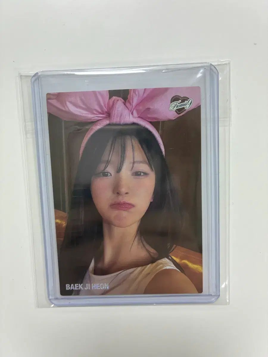 fromis_9(プロミスナイン・プミナ) ペク・ジホン(BAEK JIHEON) カード 99枚限定