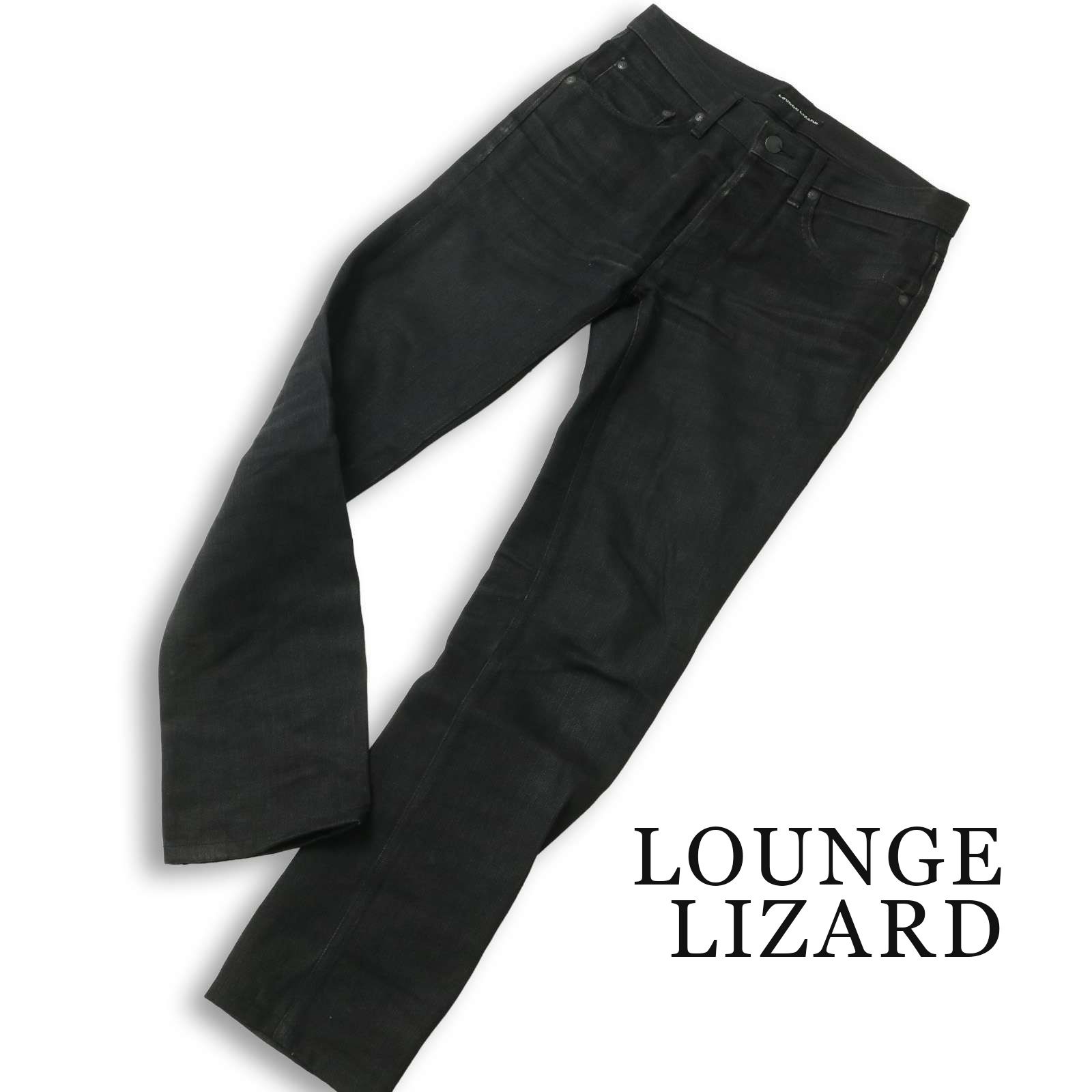 LOUNGE LIZARD ラウンジリザード USED加工☆ スキニー ジーンズ デニム
