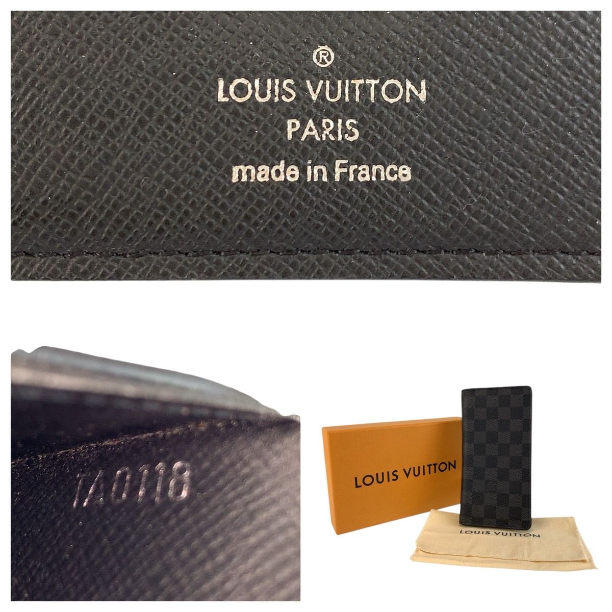 LOUIS VUITTON ルイヴィトン ダミエ グラフィット ポルトフォイユ ロン