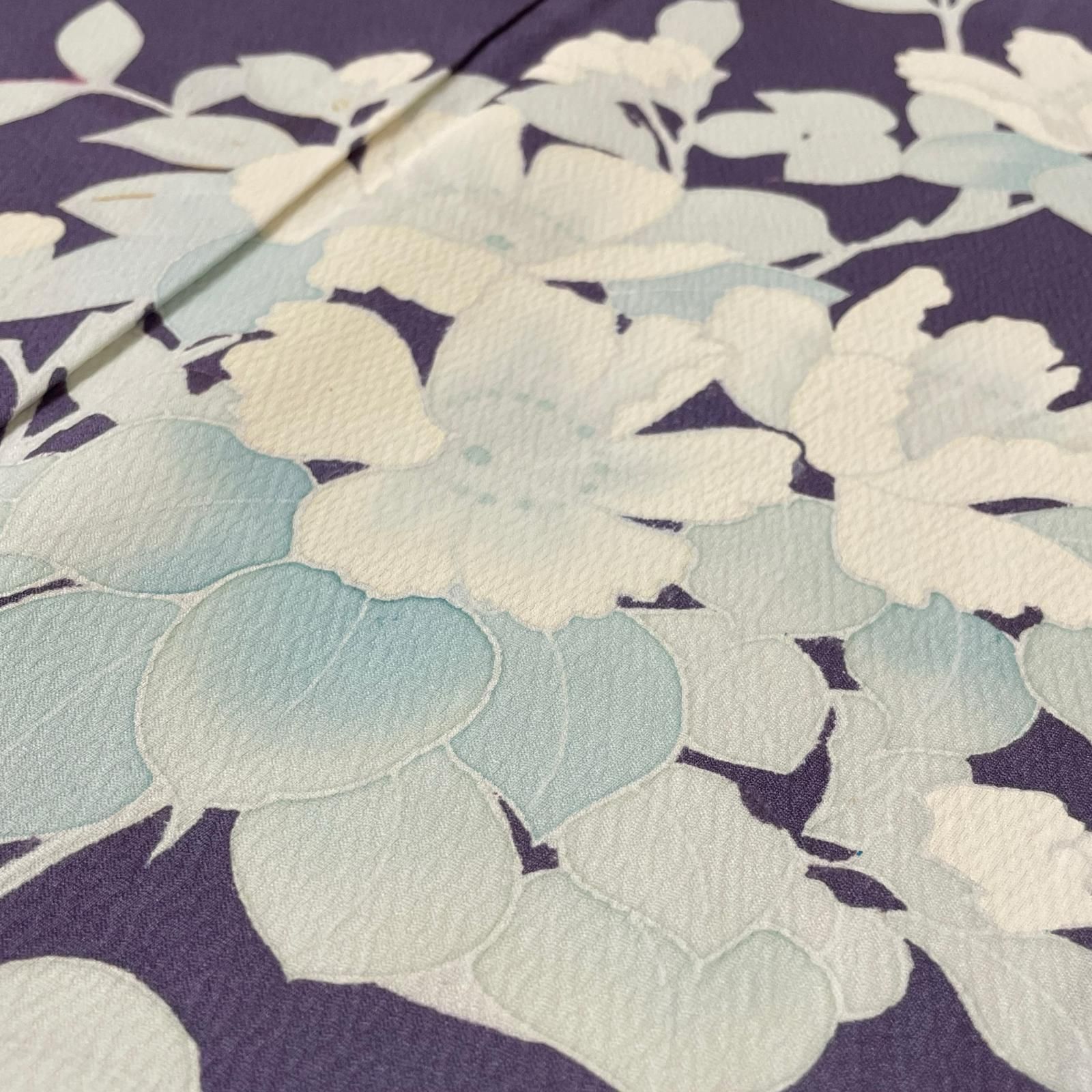 付下げ 上品な花模様 着物 正絹 X-4250