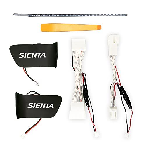 エンラージ商事 シエンタ 170系 対応 インナーハンドル LED イルミネーションライト 9色切替式 TYPE-B 国内発送 c30c5875