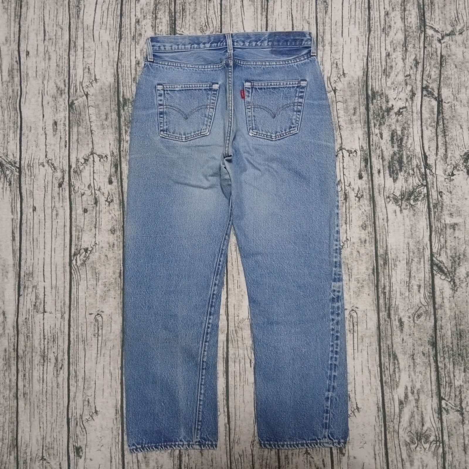 W34】雰囲気 82年製 赤耳 オリジナル Levi's 501 セルビッチ 黒カン