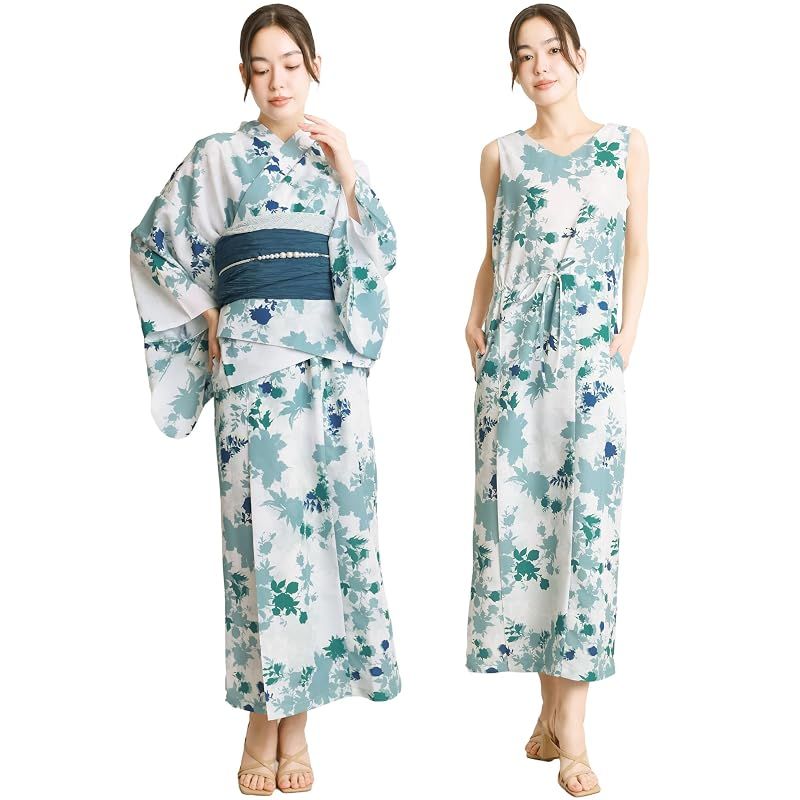 [ON NISHIKI] 浴衣 レディース セパレート (ワンピース＋上衣＋ha 新品】 [ON NISHIKI] 浴衣 レディース セパレート (ワンピース＋上衣＋