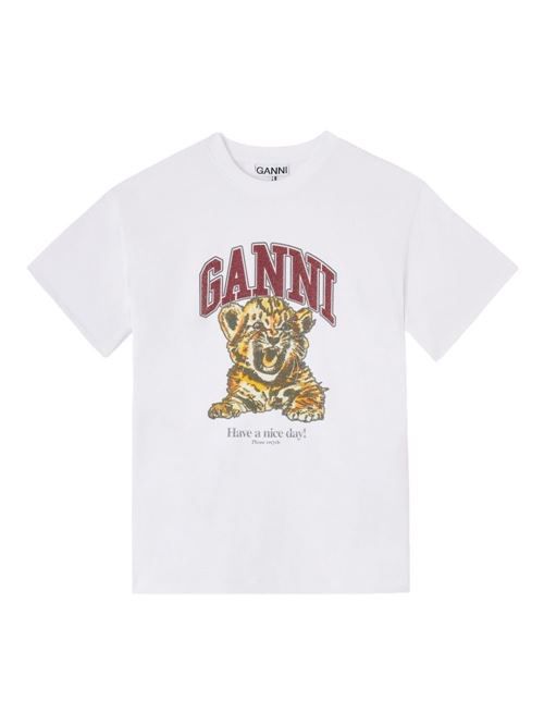 GANNI BABY TIGER オーガニックコットン Tシャツ 送料無料