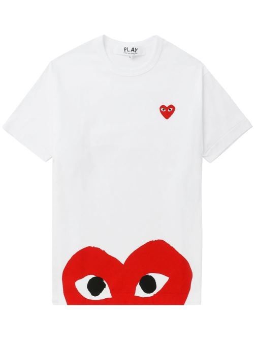COMME DES GARÇONS PLAY コットン Tシャツ 送料無料
