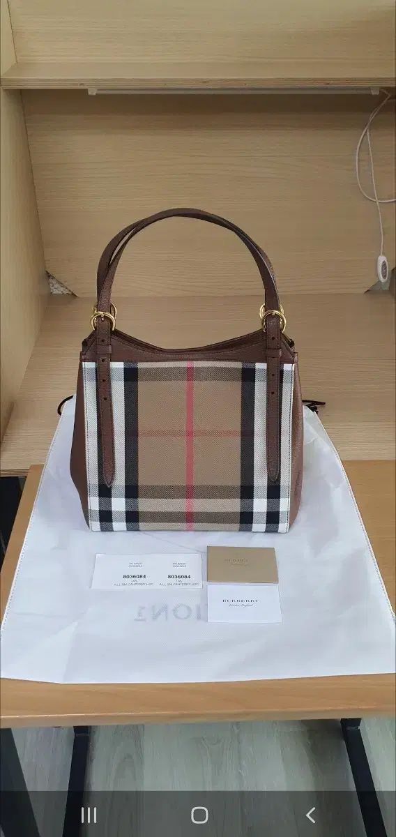 バーバリー ハウスチェック ショルダー/トートバッグ 正規品 S級 (鑑定済) クロスバッグ