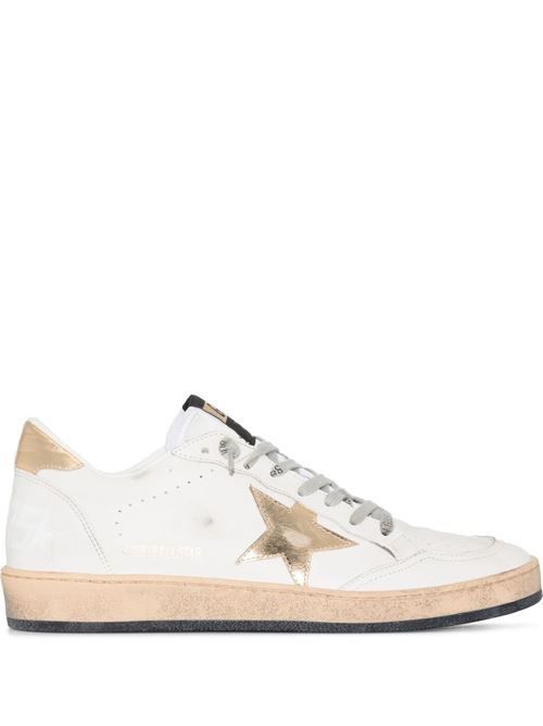GOLDEN GOOSE ボールスター レザースニーカー 送料無料