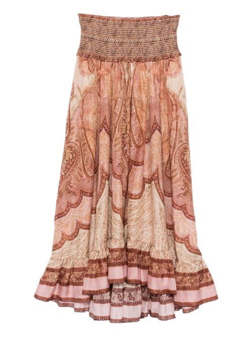 ZIMMERMANN WANDERLUST シルク マキシ スカート 送料無料