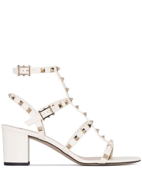 VALENTINO GARAVANI ロックスタッド レザー サンダル 送料無料