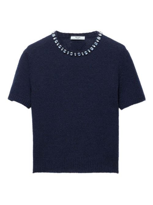 PRADA カシミア クルーネック セーター 送料無料