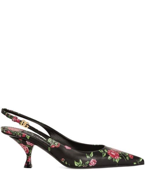 DOLCE & GABBANA LOLLO スリングバック パンプス 送料無料
