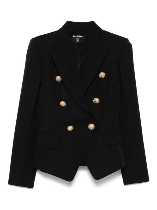BALMAIN ウール ダブルブレスト ジャケット 送料無料