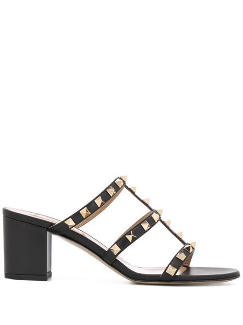 VALENTINO GARAVANI ロックスタッド レザー サンダル 送料無料