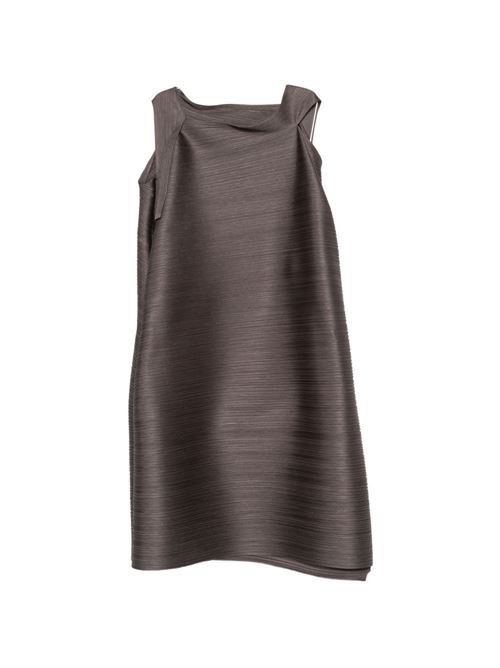 PLEATS PLEASE ISSEY MIYAKE プリーツミディドレス 送料無料