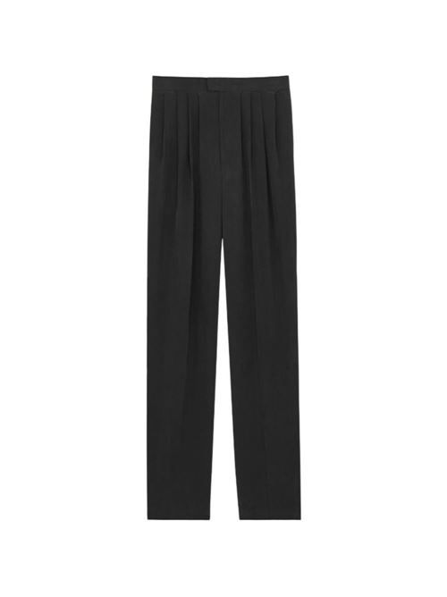 SAINT LAURENT シルク フォーマル パンツ 送料無料