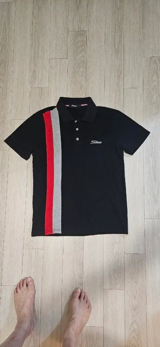 Titleist(タイトリスト) ゴルフウェア 半袖 カラーTシャツ 黒95 バスト 47