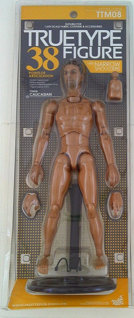 Hot Toys TRUE TYPE ニュージェネレーション版 白人男性(ナロードショルダーver) TTM08