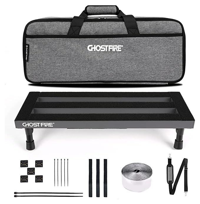 GHOSTFIRE 超軽量 ギターエフェクター ボード ペダルボード アルミニウム合金 面ファスナー キャリングバッグ付き Sシリーズ (SPL-02(50x18cm))★m efb79ed1