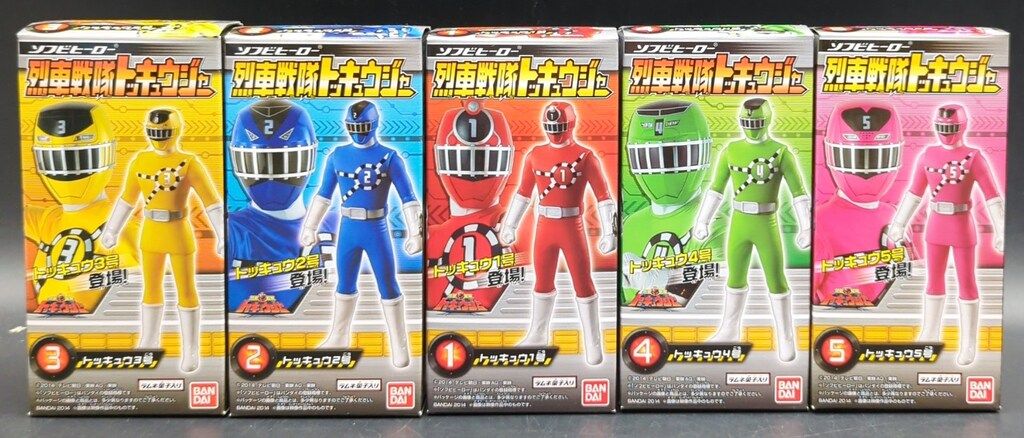 バンダイ ソフビヒーロー/トッキュウジャー 烈車戦隊トッキュウジャー