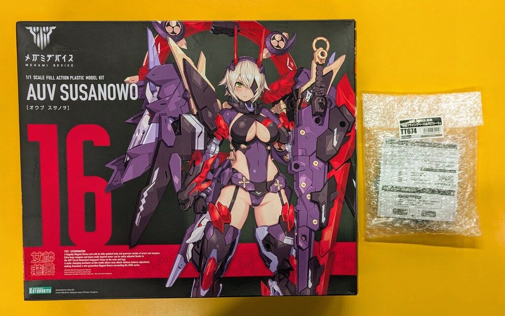 コトブキヤ メガミデバイス 皇巫 スサノヲ 特典フライングベース付 特典付