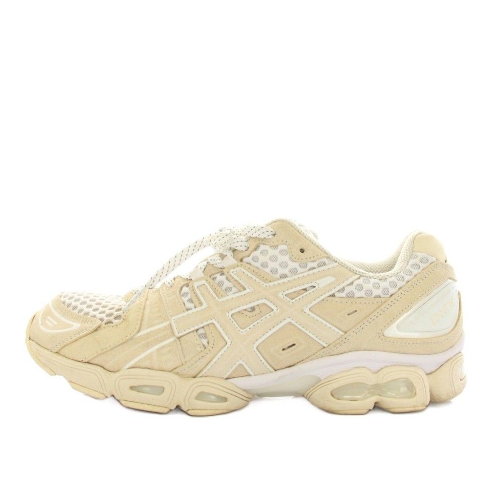 アシックス asics エンノイ ENNOY ゲルニンバス ナイン GEL NIMBUS9 スニーカー シューズ スエード US11 ベージュ 白 ホワイト F621223 /YT