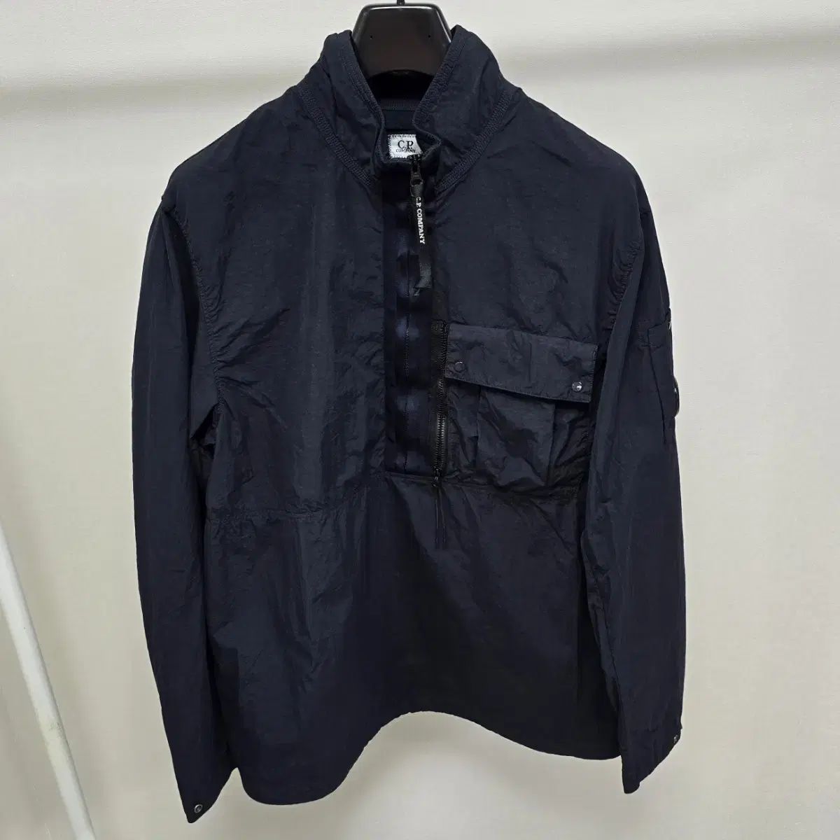 C.P. COMPANY シーピーカンパニー レンズ ワッペン アノラック ハーフ ジップアップ ジャケット Lサイズ 100 出品