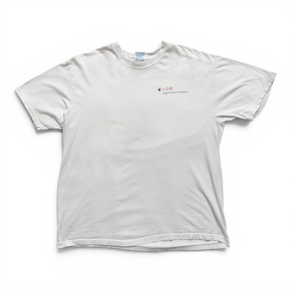 00s Apple Developer Connection ADC Tシャツ Hanes BEEFY-T XL 白 アップル 企業物