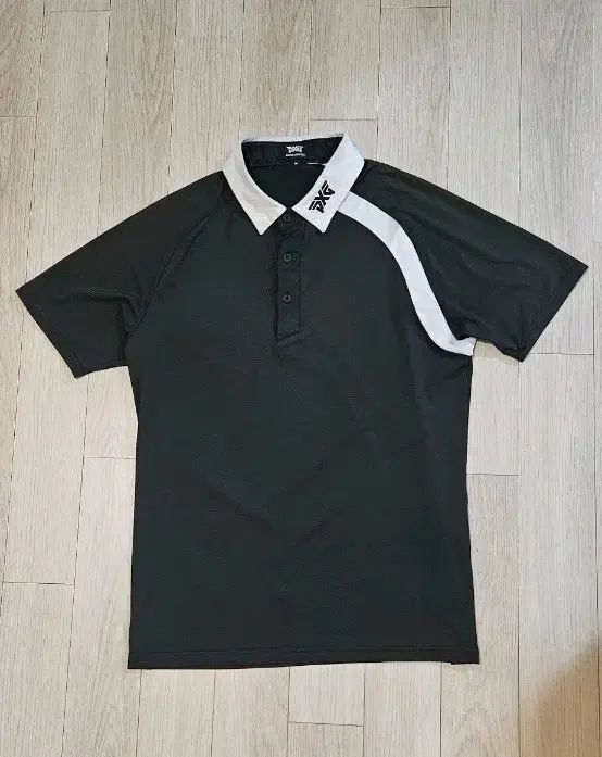 PXG ゴルフウェア 半袖 カラーTシャツ ブラック ホワイト 95 バスト 49