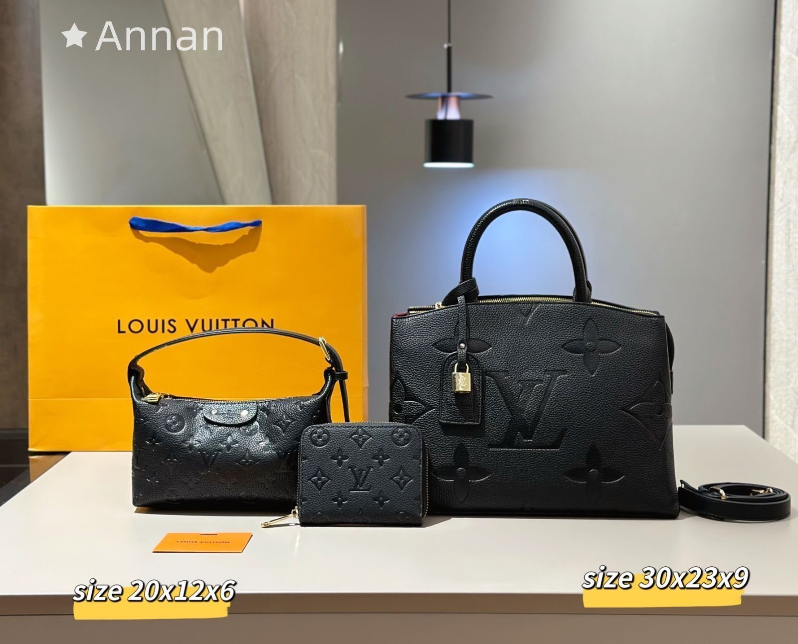 人気沸騰LV LOUIS VUITTON ルイヴィトン ハンドバッグ ショルダーバッグ 財布 3点セットバッグ