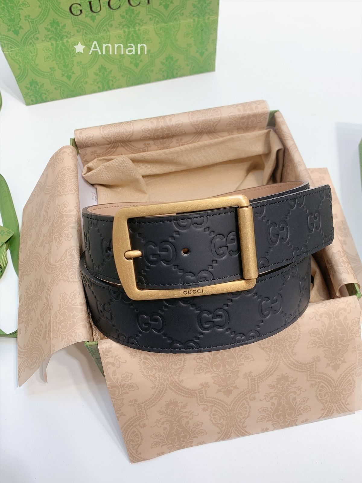 限定価格 本日特価 GUCCI グッチ GG ベルト メンズ 本革