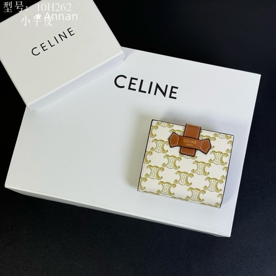 実用性 【極美品】 CELINE セリーヌ ウォレット 折り財布 小銭入れ