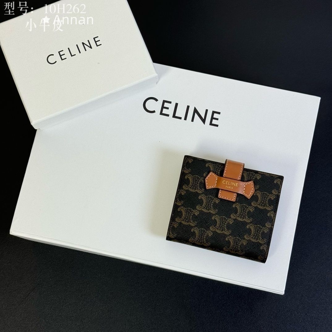 【特価】超美品 限定品 CELINE セリーヌ ウォレット 折り財布 小銭入れ