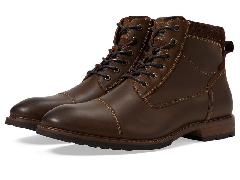 フローシャイム メンズ シューズ ブーツ・レインブーツ キャップ レース Florsheim Lodge Cap Toe LaceUp Boots Brown Crazy Hor ブラウン