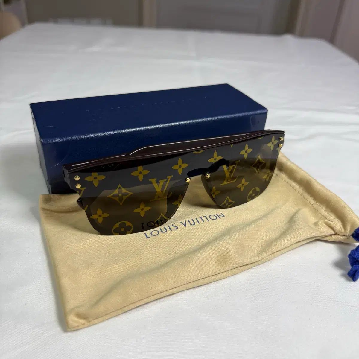 21SS ルイヴィトン LV モノグラム ワイメア L サングラス チョコレート ブラウン