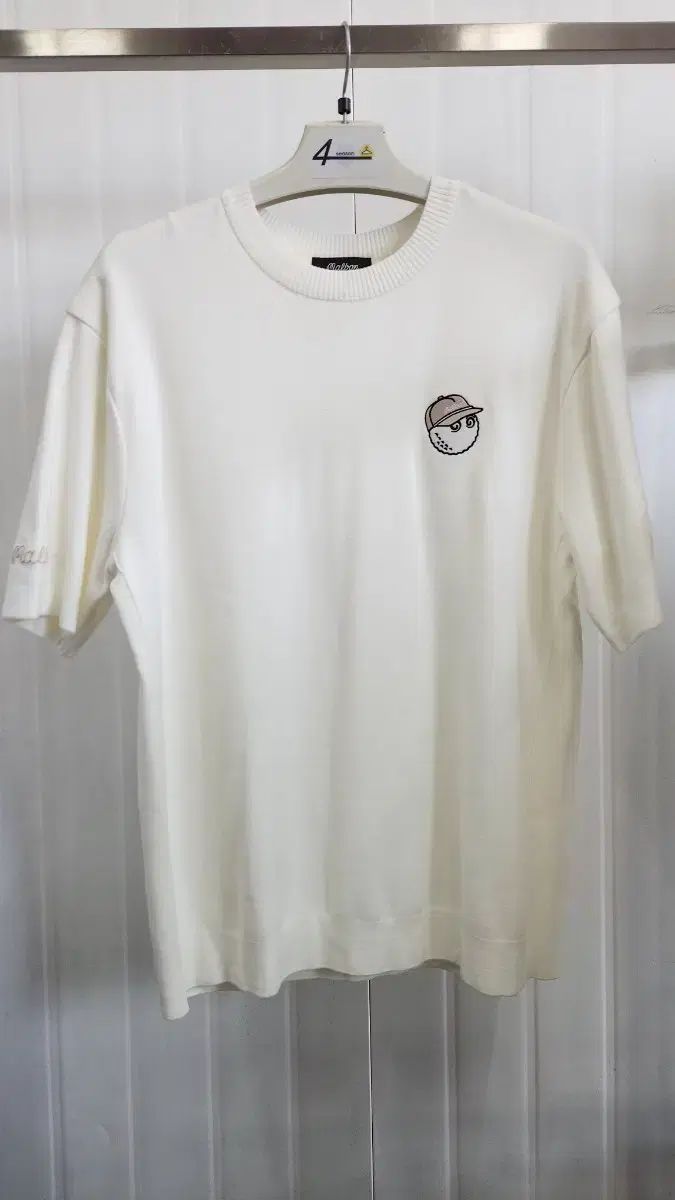 正規品 マルボンゴルフウェア ニット 半袖 アイボリー XL m3121pkt05