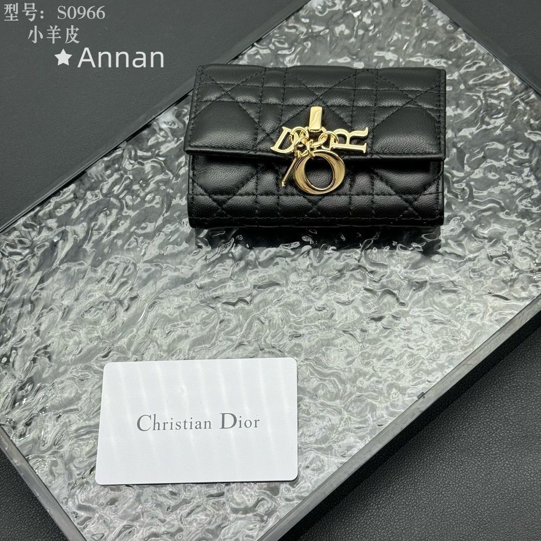 可愛 本日特価 Christian Dior クリスチャンディオール 折り財布 小銭入れ