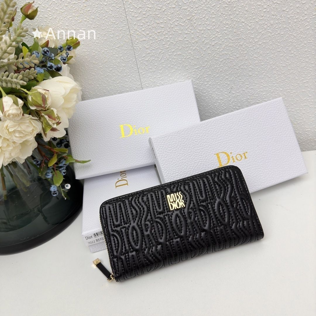 超美品 限定品 Christian Dior クリスチャンディオール長財布 さいふ ウォレット 長財布 小銭入れ