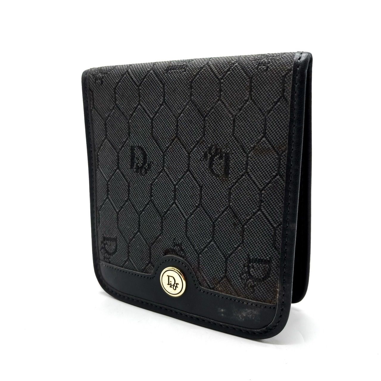 良品】Christian Dior クリスチャンディオール CD ハニカム柄 pvc